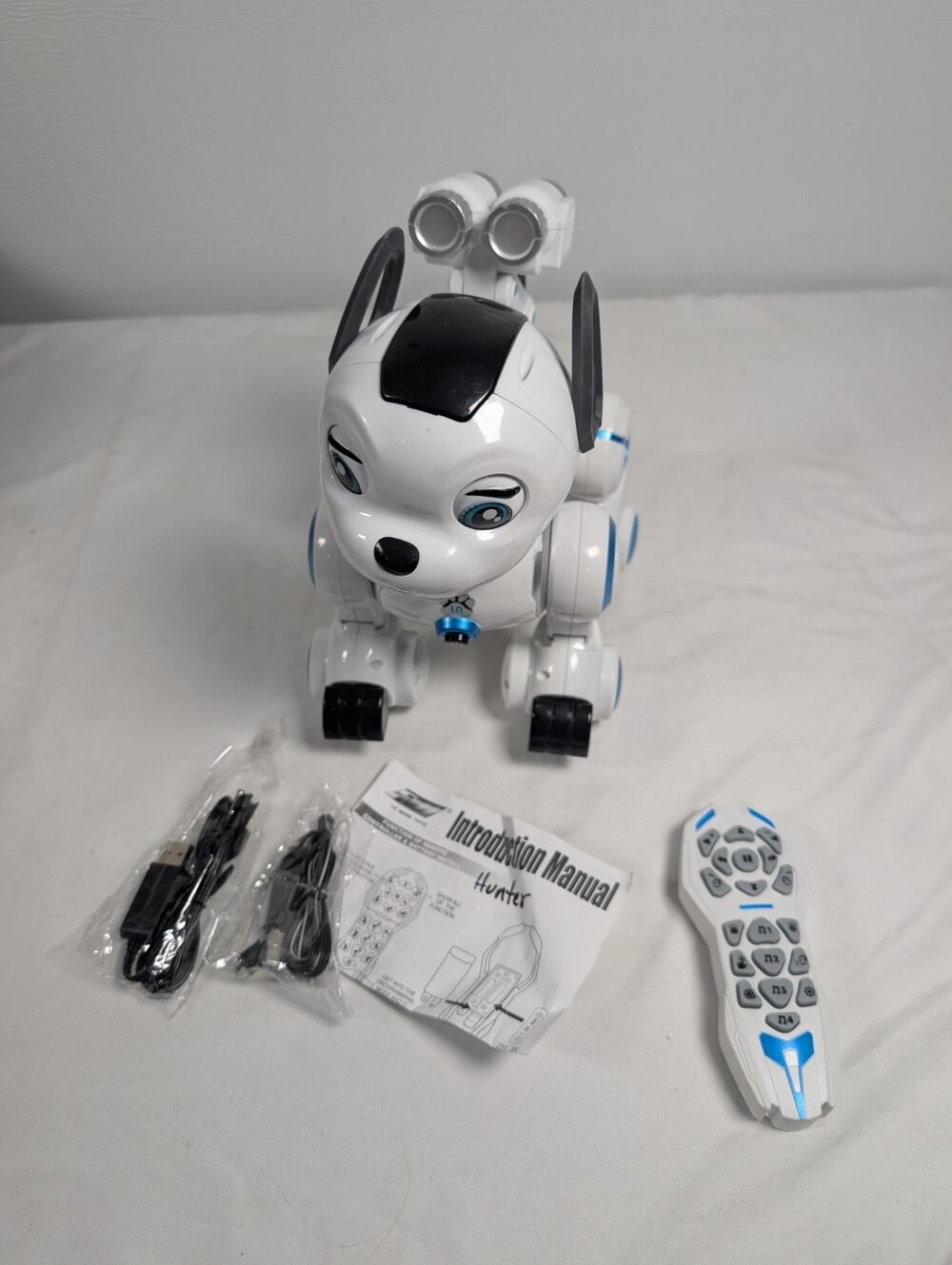 Robot Dog RC Dog Toy Interactive Intelligent Walk Sing Dance Programmable works